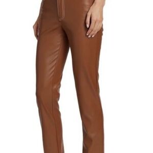 🤎 STAUD Leather Pants, Size 0